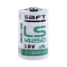【LS14250】Saft 1/2 AAサイズ 電池、公称電圧 3.6V サイズ:1/2 AA リチウム塩化チオニルバッテリ LS14250