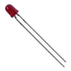 【LTL-4221】LED、赤、スルーホール実装、3 mm 砲弾型 (T-1)