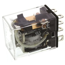 【LY2N-AC200/220】パワーリレー 220V ac パネルマウントタイプ