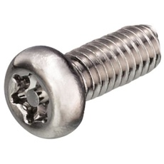 【M4X8】いたずら防止ねじ M4 x 8mm なべ形 鉄