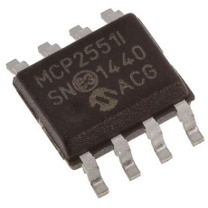 【MCP2551-I/SN】Microchip 1MbpsMbit/s CANトランシーバ、ISO 11898、8-Pin SOIC