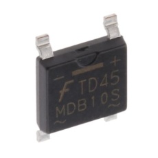 【MDB10S】整流用 ブリッジダイオード 単相 1A 1000V 5.15 x 4.55 x 1.45mm MDB10S