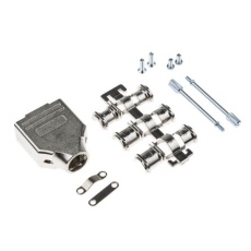 【MHDM9-K】MH Connectors D-Sub バックシェエル MHDM シリーズ 9 極 E、シルバー、MHDM9-K