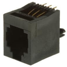 【MHRJJ66NFV】RJ12モジュラージャック・ プラグ メス RJ12コネクタ スルーホール MHRJJ66NFV