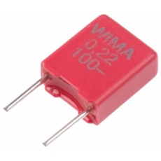 【MKS2D032201C00KSSD】WIMA フィルムコンデンサ、63 V ac、100 V dc、220nF、±10%