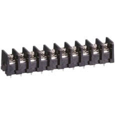 【ML-40-S1BYF-10P】基板用端子台 7.62mmピッチ 1列 10極 黒