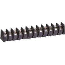 【ML-40-S1BYF-12P】基板用端子台 7.62mmピッチ 1列 12極 黒