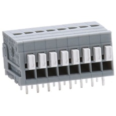 【ML-700-NH-10P】基板用端子台 2.54mmピッチ 1列 10極 グレー