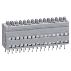 【ML-700-NV-10P】基板用端子台 2.54mmピッチ 1列 10極 グレー