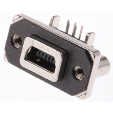 【MUSBB15134】Amphenol ICC USBコネクタ B タイプ メス スルーホール MUSBB15134