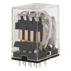 【MY4-02-DC12】パワーリレー 12V dc 4c接点 基板実装タイプ