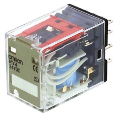 【MY4-DC24】パワーリレー 24V dc 4c接点 プラグイン タイプ