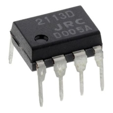 【NJM2113D】オーディオアンプ IC オペアンプ 0.25W スルーホール NJM2113D