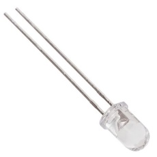 【NSPW315DS】LED 白 スルーホール実装 3 mm 砲弾型(T-1)