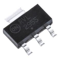 【NTF2955T1G】Pチャンネル MOSFET60 V 2.6 A 表面実装 パッケージSOT-223 3 + Tab ピン