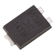 【PDS5100-13】整流ダイオード、5A、100V 表面実装、3-Pin PowerDI 5 ショットキー 890mV
