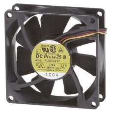 【PUDC12D4】軸流ファン 電源電圧：12 V dc DC 80 x 80 x 25.5mm PUDC12D4