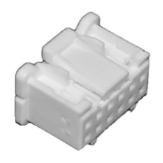 【PUDP-12V-S】コネクタハウジング(12極、ピッチ：2mm、2列)