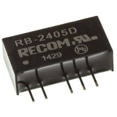 【RB-2405D】Recom DC-DCコンバータ Vout：±5V dc 21.6 → 26.4 V dc 1W RB-2405D