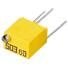 【RJ-5EW-200-OHM】半固定抵抗器(トリマポテンショメータ)200Ω スルーホール 14回転型