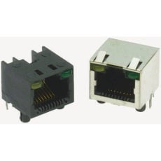 【RJHS-438A】Amphenol ICC RJ45 モジュラーコネクタ、メス、RJ45コネクタ、スルーホール、RJHS-438A