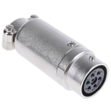 【RM12BJB-6S(81)】丸型コネクタ 6極 ミニチュア ケーブルマウント RM12BJB-6S(81)