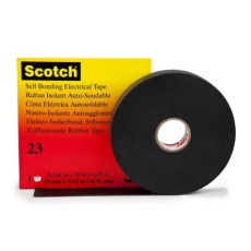 【SCOTCH-23-9.15X19】自己融着テープ 黒 19mm x 9m 厚さ0.76mm