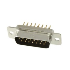 【SDAB-15P(55)】D-subコネクタ 15極 オス スルーホール