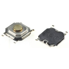 【SKQGAFE010】タクタイルスイッチ 単極単投(SPST) 表面実装 表面実装 モーメンタリ 5.2 x 5.2mm