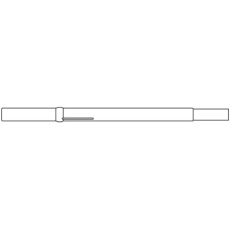 【SL-13H-PHI1.75】コンタクトプローブ(プローブピン) 2.54mm ポイント形 SL-13H-PHI1.75