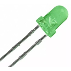 【SLR-343PC3F】LED 緑 スルーホール実装 3 mm 砲弾型(T-1)