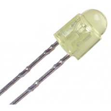【SLR-343YY3F】LED 黄 スルーホール実装 3 mm 砲弾型(T-1)