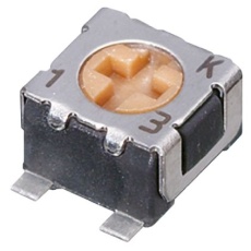 【ST-32EB-500-OHM】半固定抵抗器(トリマポテンショメータ)500Ω 表面実装 1回転型