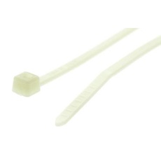 【T18R-HR】結束バンド 100mm x 2.5 mm ナチュラル ナイロン 66 T18R-HR