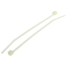 【T18S-HR】結束バンド 100mm x 2.5 mm ナチュラル ナイロン 66 T18S-HR
