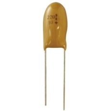【TBM1H105BECB】タンタルコンデンサ 1μF 50V dc DIP TBM1H105BECB