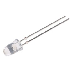 【TLCR5800】LED 赤 スルーホール実装 5 mm(T-1 3/4)
