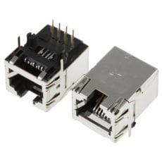 【TM21R-5C-88(50)】RJ45 モジュラーコネクタ、メス、RJ45コネクタ、スルーホール、Cat5e、TM21R-5C-88(50)