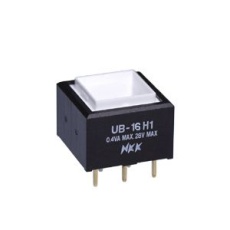 【UB16SKW035C】押しボタンスイッチ On-On スルーホール 単極双投(SPDT)