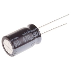 【UPW1H471MHD】アルミニウム電解コンデンサ(470μF/50V)