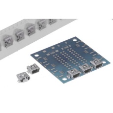【UX60SC-MB-5ST(80)】Hirose USBコネクタ Mini B タイプ、メス 表面実装 UX60SC-MB-5ST(80)