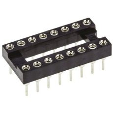 【W30516TTRC】DILソケット 2.54mm ピッチ 16 ピン