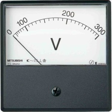 【YS-8NAV-300V-0-300V-B】アナログ電圧計 AC YS-8NAV 300V 0-300V B