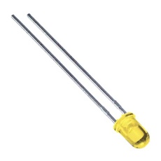 【L03R5000H1D1】LED 黄 スルーホール実装 5 mm(T-1 3/4)