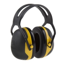 【X2A-GA】3M PELTOR 防音用イヤーマフ ヘッドバンド 黒、 黄、遮音値/SNR:31dB