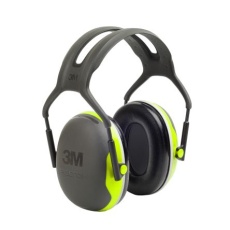 【X4A-GB】3M PELTOR 防音用イヤーマフ ヘッドバンド 黒、 黄、遮音値/SNR:33dB