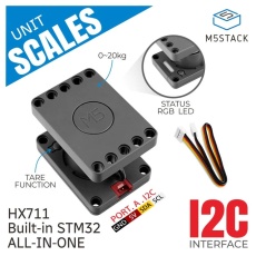 【M5STACK-U108】M5Stack用20kgレンジ計量ユニット(HX711)