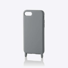 【PM-A22SHVSCSHBK】iPhone SE3/SE2/8/7 ハイブリッドシリコンケース ショルダーストラップホール付き
