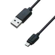 【AJ-467】USB充電＆同期ケーブル 2m 1.8A micro BK