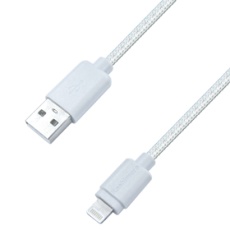 【KL-46】USB充電＆同期ケーブル 1.2m LN STRONG WH